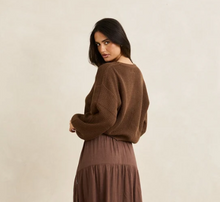 Load image into Gallery viewer, Classic Knit Jumper Sweater Chocolate
