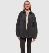Load image into Gallery viewer, Dunes Overshirt meteorite black heather
