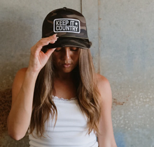 Load image into Gallery viewer, Keep it Country Patch Trucker Hat Camo
