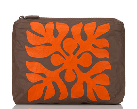 SMALL POUCH Applique Zest on Coconut