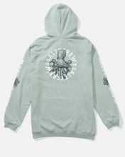 Load image into Gallery viewer, Tentacles Fleece Hoodie - Mackerel
