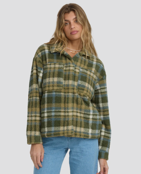 Sundown Sherpa Shacket Canteen