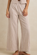 Load image into Gallery viewer, Louise Wide Leg Pant Tan

