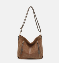 Load image into Gallery viewer, Mina Distressed Hobo Bag
