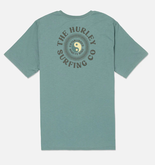 EVERYDAY H2O-DRI KELP CIRCLE SLUB SHORT SLEEVE TEE