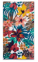 Load image into Gallery viewer, TERRY BEACH TOWEL Tropidelic White
