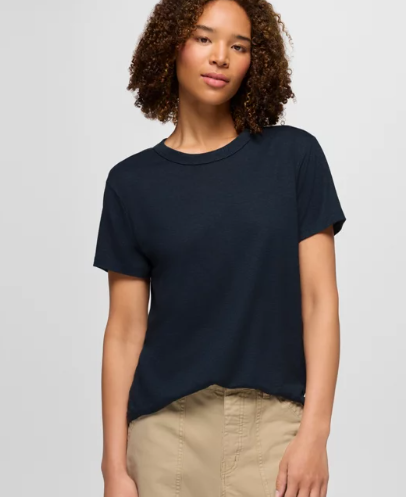 Cozy Up Short Sleeve Crew Stormy Night Heather