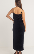 Load image into Gallery viewer, Sofia Boucle midi dress black
