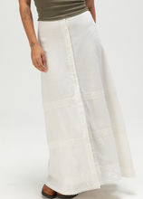 Load image into Gallery viewer, Pearl Button Front Womens Maxi Skirt
