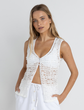 Load image into Gallery viewer, Haven Lace longline vest
