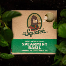 Load image into Gallery viewer, SPEARMINT BASIL Dr. Squatch Soap
