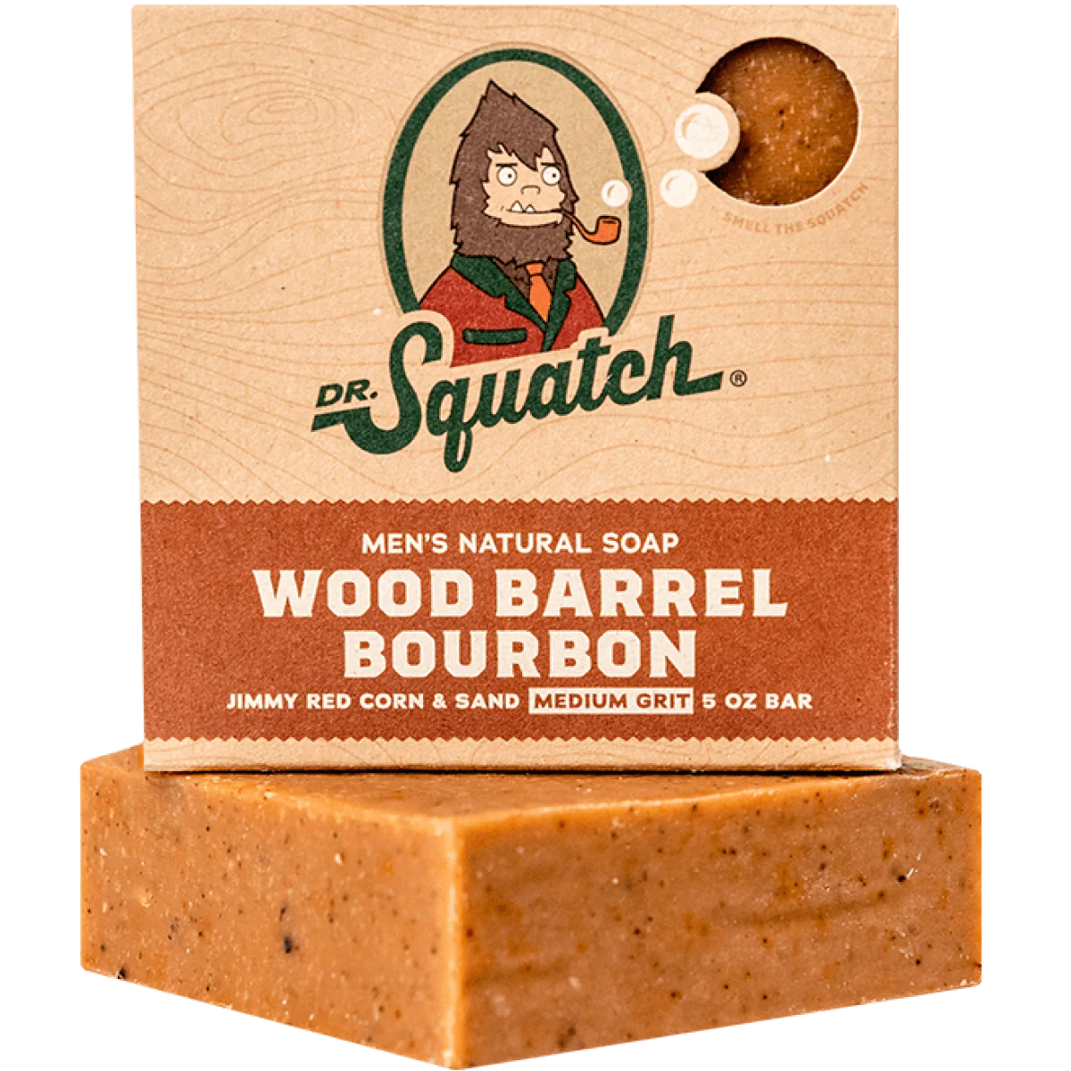 WOOD BARREL BOURBON Dr. Squatch Soap