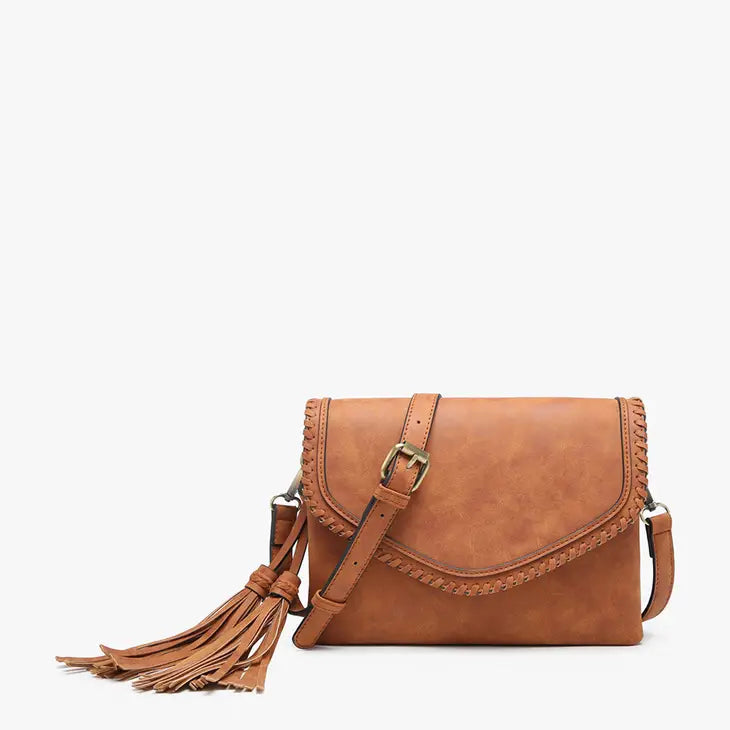 Sloane Suede Crossbody Ginger