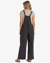 Load image into Gallery viewer, Pacific Time Cotton Gauze Jumpsuit Black
