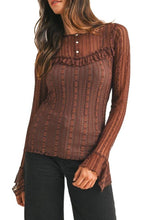 Load image into Gallery viewer, Rustic Romance Henley
