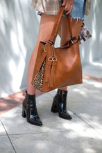 Load image into Gallery viewer, Olivia Animal Print Hobo Bag
