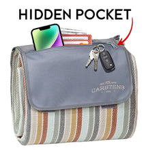 Load image into Gallery viewer, River Rock Woven Stripe Picnic Blanket
