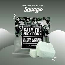 Load image into Gallery viewer, Calm TF Down Shower Steamers
