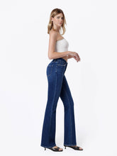 Load image into Gallery viewer, HIGH RISE TROUSER FOLD CREASED BOOTCUT JEANS
