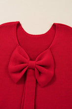 Load image into Gallery viewer, Lovers Bow Sweater Red
