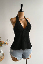 Load image into Gallery viewer, Halter Tie Back Floral Camisole Top
