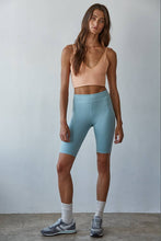 Load image into Gallery viewer, Seamless Ribbed Triangle Chest Spaghetti Strap Brami
