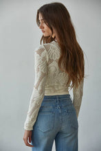 Load image into Gallery viewer, Dahila Jacquard Mock Neck Long Sleeve
