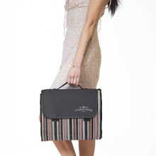 Load image into Gallery viewer, Saddle Stripe Woven Picnic Blanket
