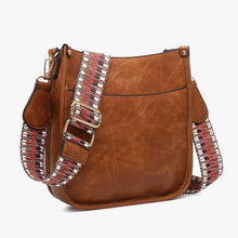 Load image into Gallery viewer, Chloe Crossbody with Guitar Strap Brown

