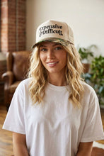 Load image into Gallery viewer, Expensive &amp; Difficult Two Tone Mesh Snapback Hat

