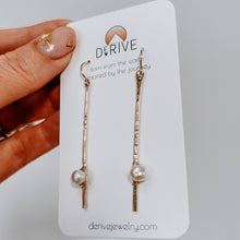 Load image into Gallery viewer, Sticks and Stones - Freshwater Pearl Stick Earrings
