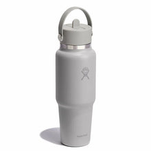 Load image into Gallery viewer, 40oz Wide Mouth Travel Bottle with Flex Straw Cap Tonal Birch
