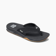 Load image into Gallery viewer, Fanning Black/Silver Sandal
